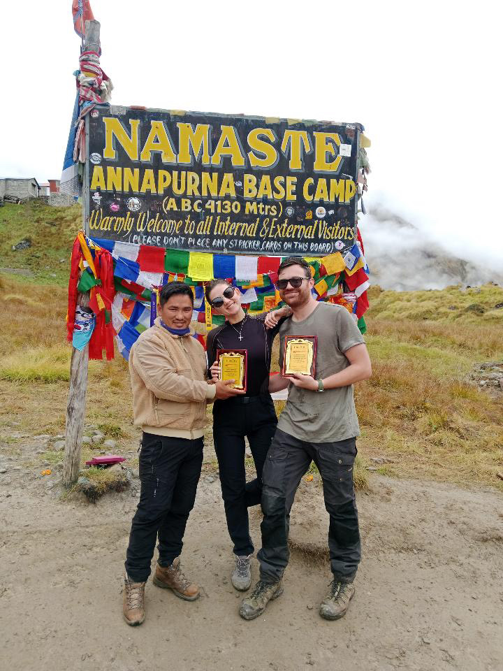 Mountain views during the Annapurna Base Camp trek
